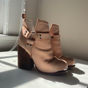 Jeffrey Campbell Oshea Bootie - Light Pink Leather